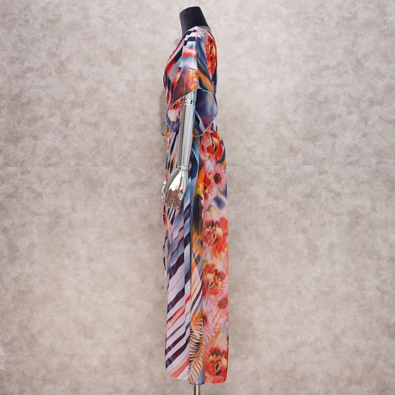 Наряд кафтан на пляж накидка сексуальное платье шифон Бикини Купальники Туника