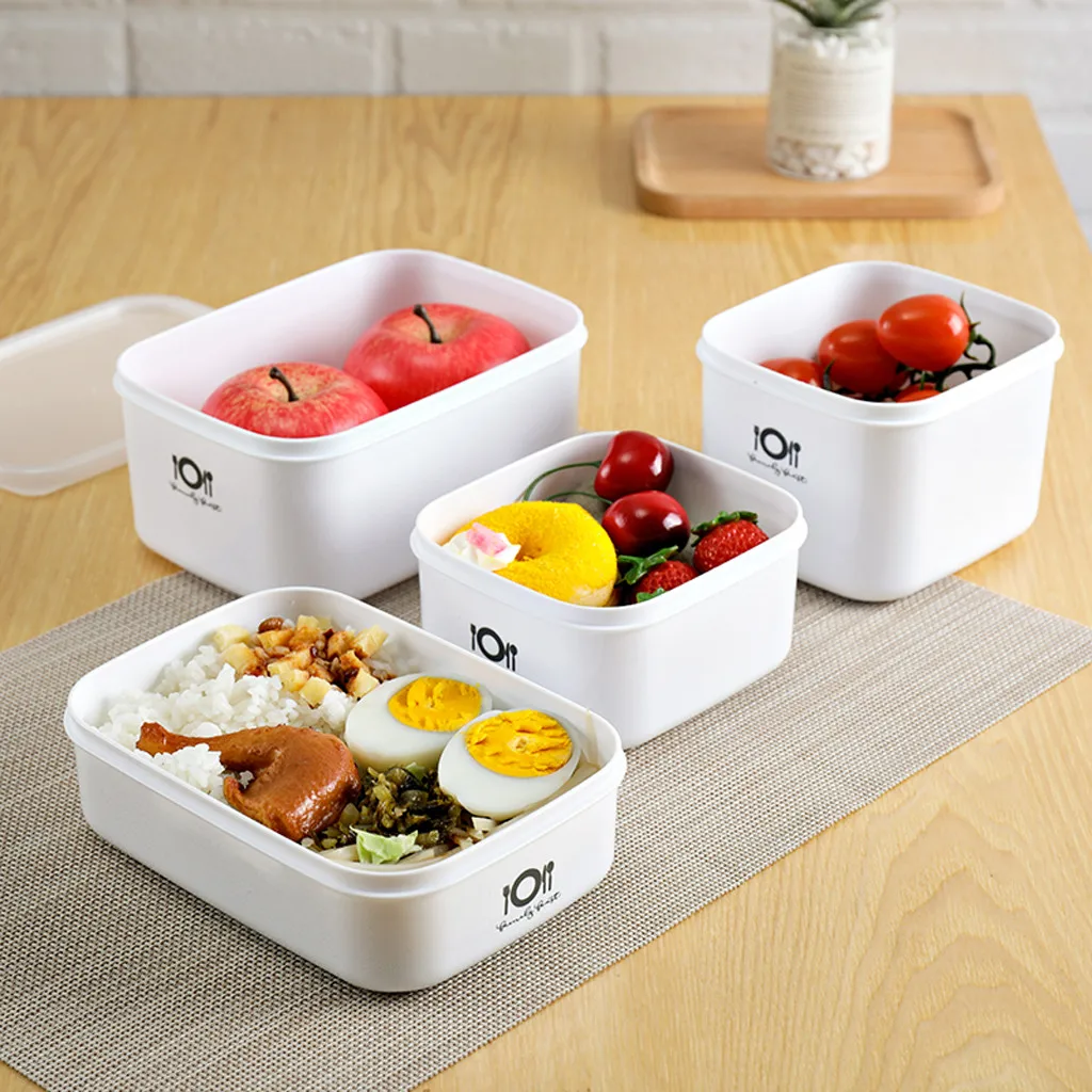 Квадратная коробка для завтрака экологичный пшеничный соломенный материал