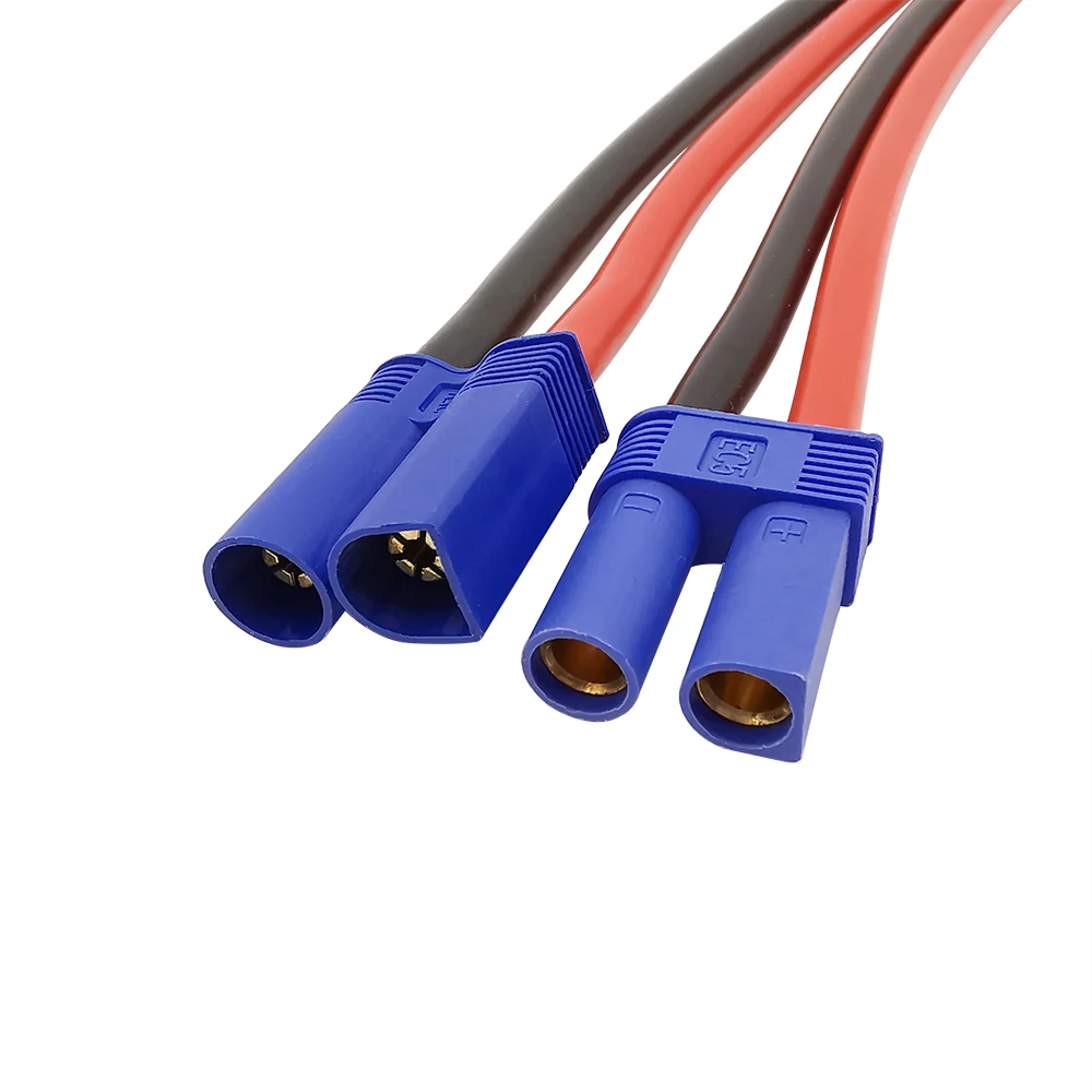 1 шт. EC5 штепсельная вилка папа гнездо 10AWG силиконовый соединитель кабеля для