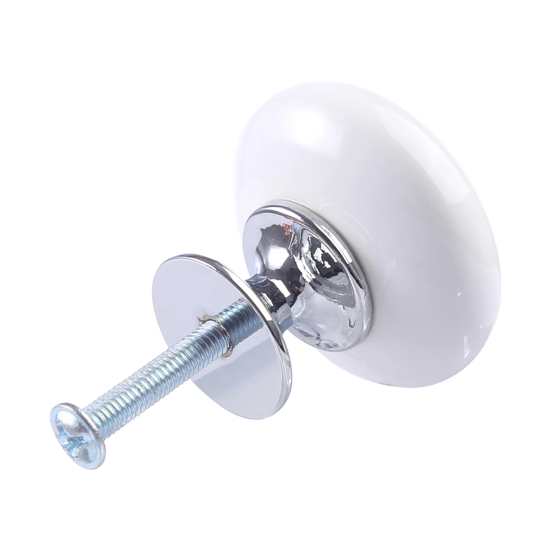 Милая круглая форма двойные круги печать керамическая дверная ручка шкафа