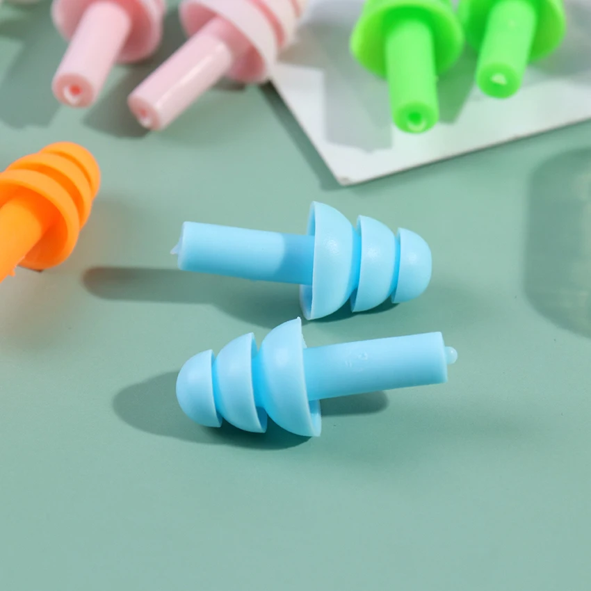 Мягкие силиконовые беруши звукоизоляционные для защиты ушей удобные