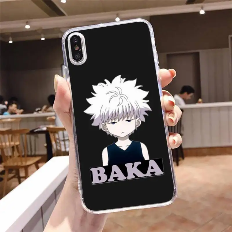 

Hunter X Hunter Killua Zaoldyeck anime Phone Case Transparent soft For iphone 5 5s 5c se 6 s 7 8 11 12 plus mini x xs xr pro max