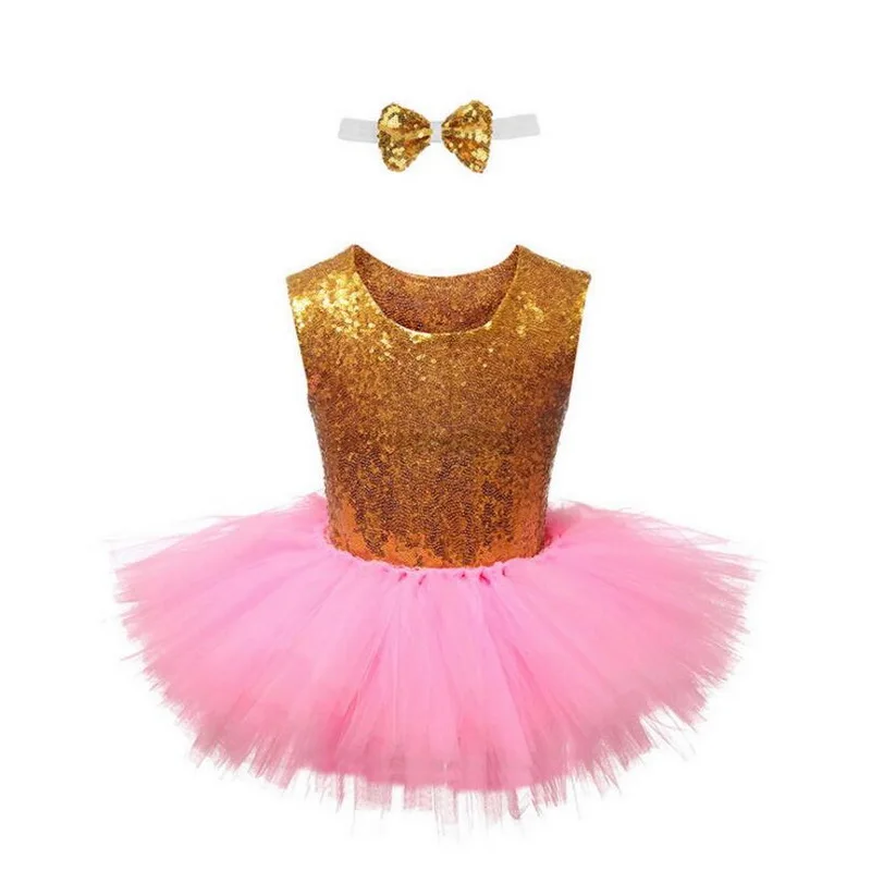 

New Kids Sequin For Girls Tutu Tulle Dress With Princess Girls Birthday Theme Party Halloween Party Dress 2-8 Years