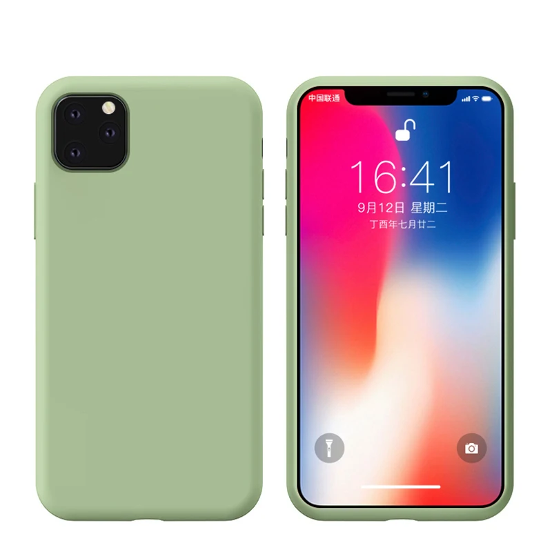 Силиконовый чехол для iPhone 11 Pro Max XS XR X max 6 6s 7 8 plus|Бамперы| |