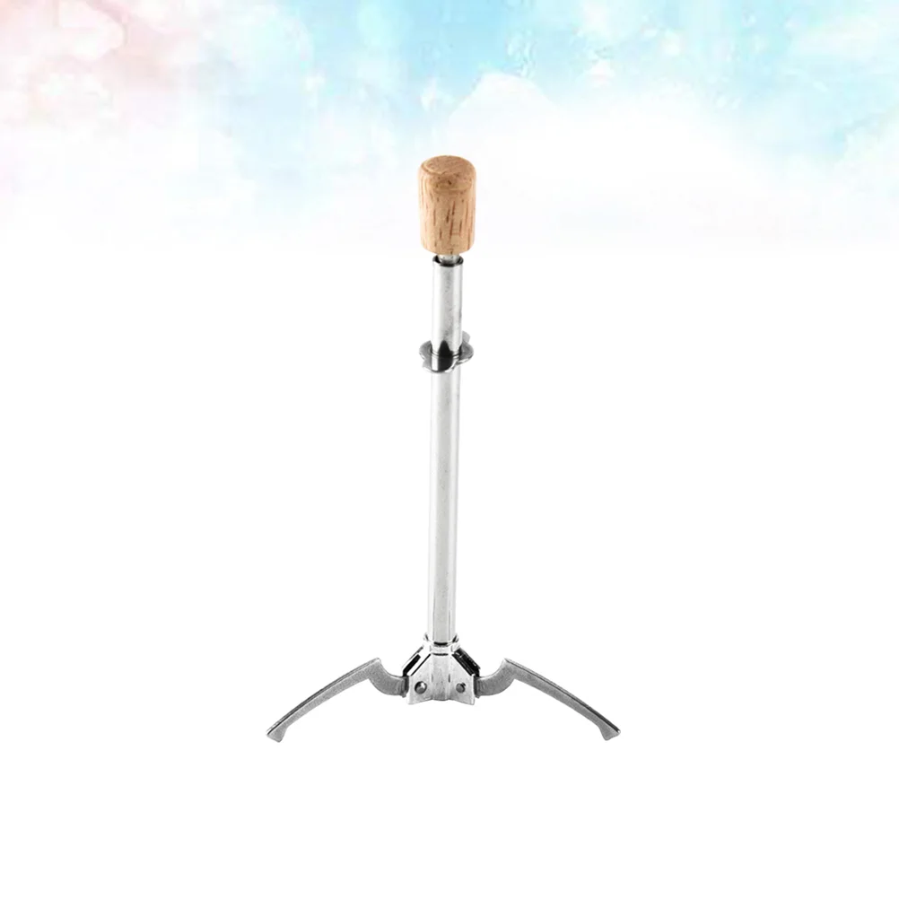 

1pc Stainless Steel Multifunctional Ice Clip Clap Food Tong Triangle Shape Design (Silver)