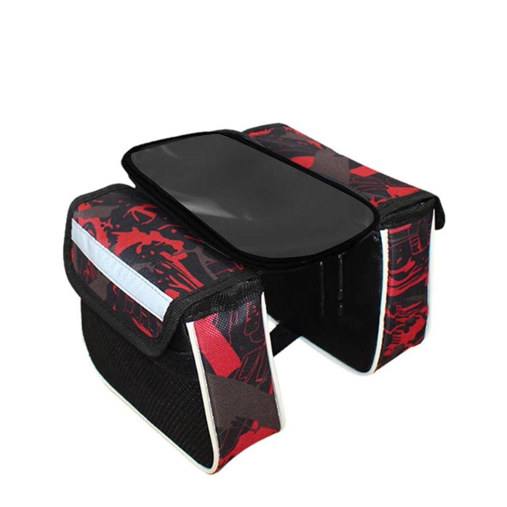 

Mountain Bike Hard Shell Bicycle Bag Cycling Frame Front Beam Bag Motorcycle Bag Phone Case Top Tube Pack MTB Bike Accessories