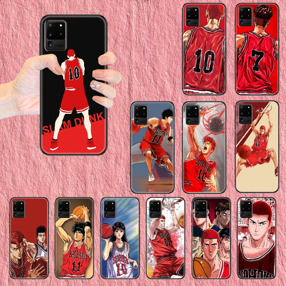 DUNK аниме чехол для телефона Samsung Galaxy Note 4 8 9 10 20 S8 S9 S10 S10E S20 плюс UITRA Ультра черный art