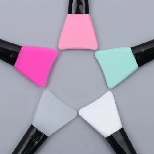 

Soft Silicone Foundation Makeup Brushes DIY Face Mask Mud Mixing Brush Applicator Women Beauty Cosmetics Skin Care Tools 5 Color