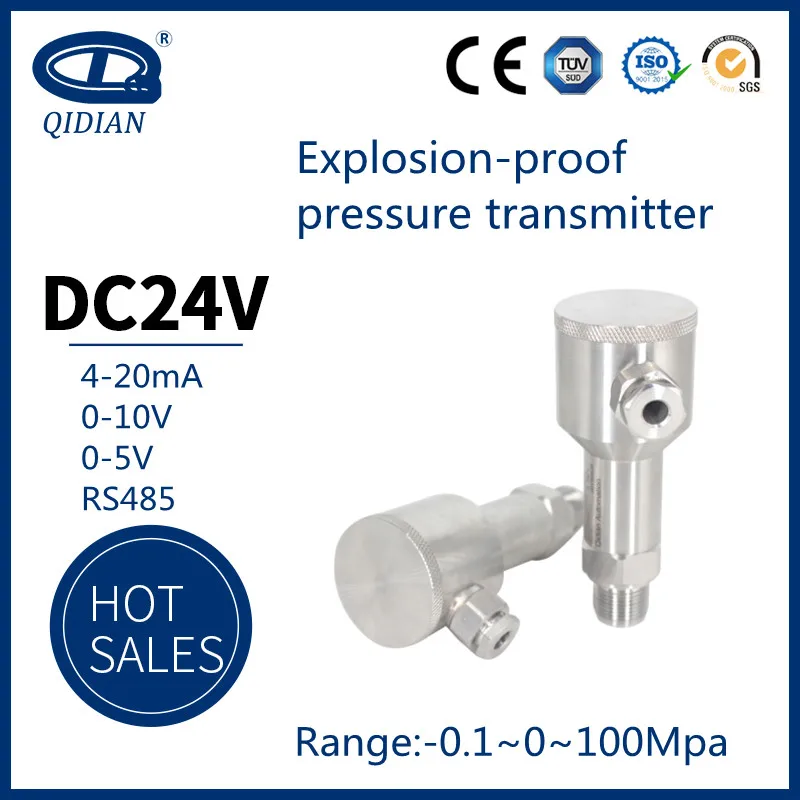 water oil fuel gas air pressure pressure transmitter Explosion-proof Pressure sensor 4-20mA 1-5V 0-10V