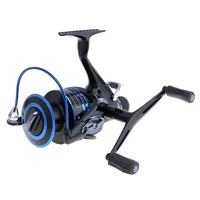 double braking carp fishing reel 6000 series 91bb max drag 18kg 40lb metal spinning reel with double lines cup