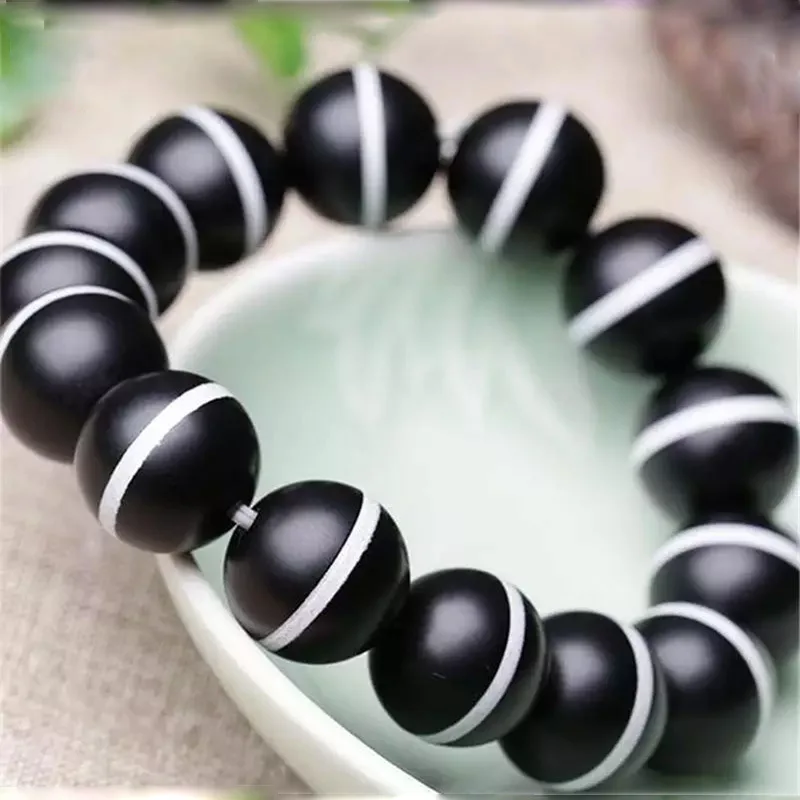 

Natural unique agate bracelet Jade Jewelry Round Beads bracelets for women men Brazilian Tianzhu agate add certificate
