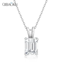 925 sterling silver necklace moissanite 68 necklace wedding engagement fine jewelry for women simple clear zircon necklace