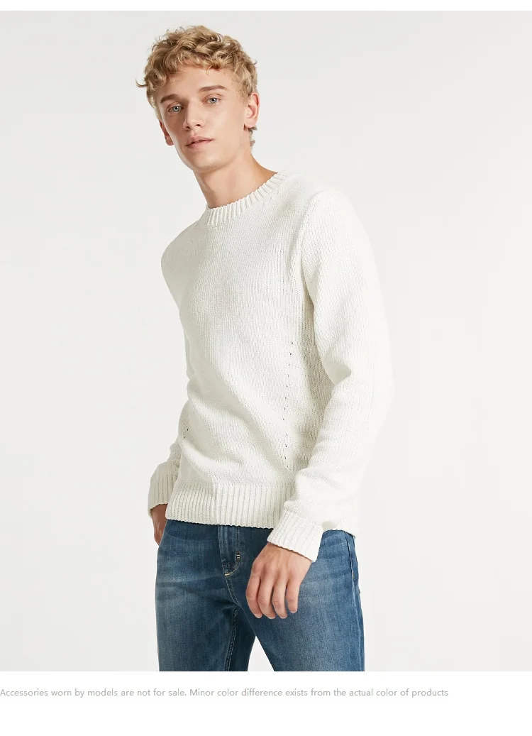 JackJones зимний мужской модный тренд свитер с круглым вырезом 218424510