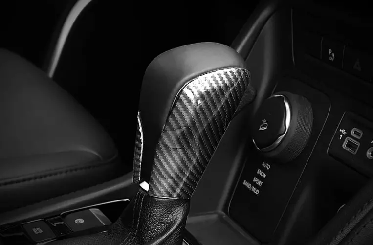 ABS Внутренний чехол для рычага переключения передач подходит кожаный с Jeep Cherokee 2019