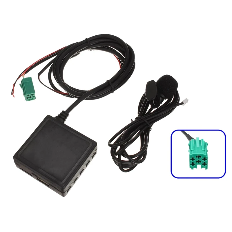 

Car Bluetooth Module 6 Pin AUX TF USB Adapter Wireless Radio Player Stereo Audio Module Fit for Renault 2005-2011