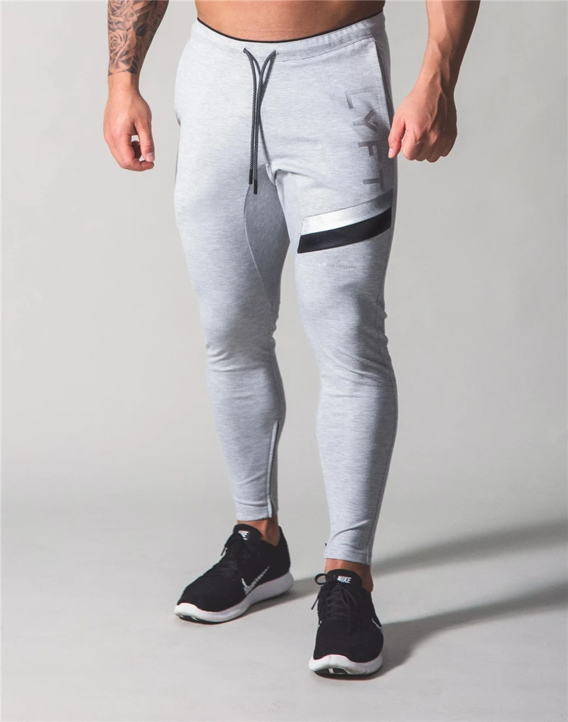 Хлопковые Штаны для бега мужские тренировочные штаны осенние спортивные