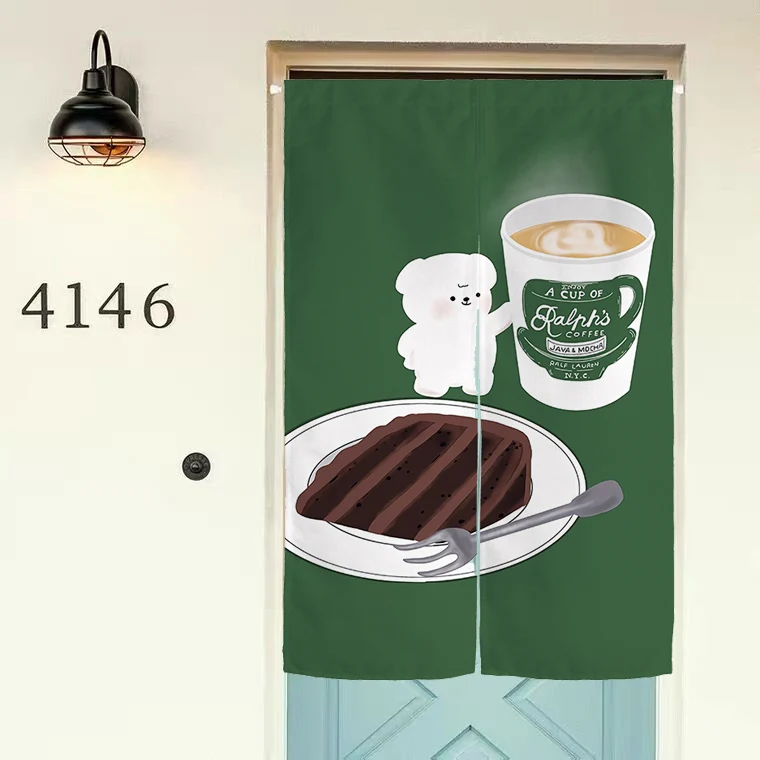 Дверная занавеска магазина десертов дверная для молока чая кухни перегородка