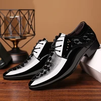 2020 oxfords leather mens shoes lace up breathable formal office for man big size 38 48 flats casual dress shoes loaferszh10029