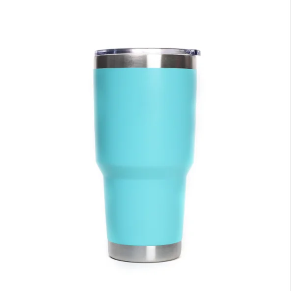 30oz Light blue Лазерная гравировка, Кастомизация 20 унций 30 унций, нержавеющая сталь, пивной стакан, стакан, дорожная пивная кружка, термос, кофейные кружки - Цвет: 30oz Light blue