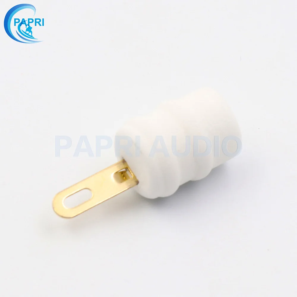 PAPRI 10 шт. керамические булавки крышки Олово/позолоченные FU-29 FU29 FU19 FU32 FM30 829 829B GU32 вакуумные трубки крышки аудио DIY усилитель