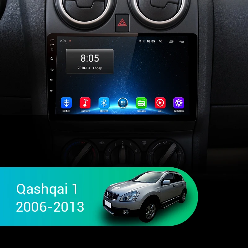 LDZDSEE T1 4 Гб + 64 ГБ Android 9 0 DSP CarPlay Car Radio Multimidia Video Player GPS для Nissan Qashqai 1 J10 2006-2013 2 din dvd |