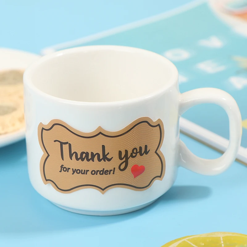 250pcs Paper Thank You for Your Order Stickers Seal Labels Thanks Label 3*5cm | Дом и сад