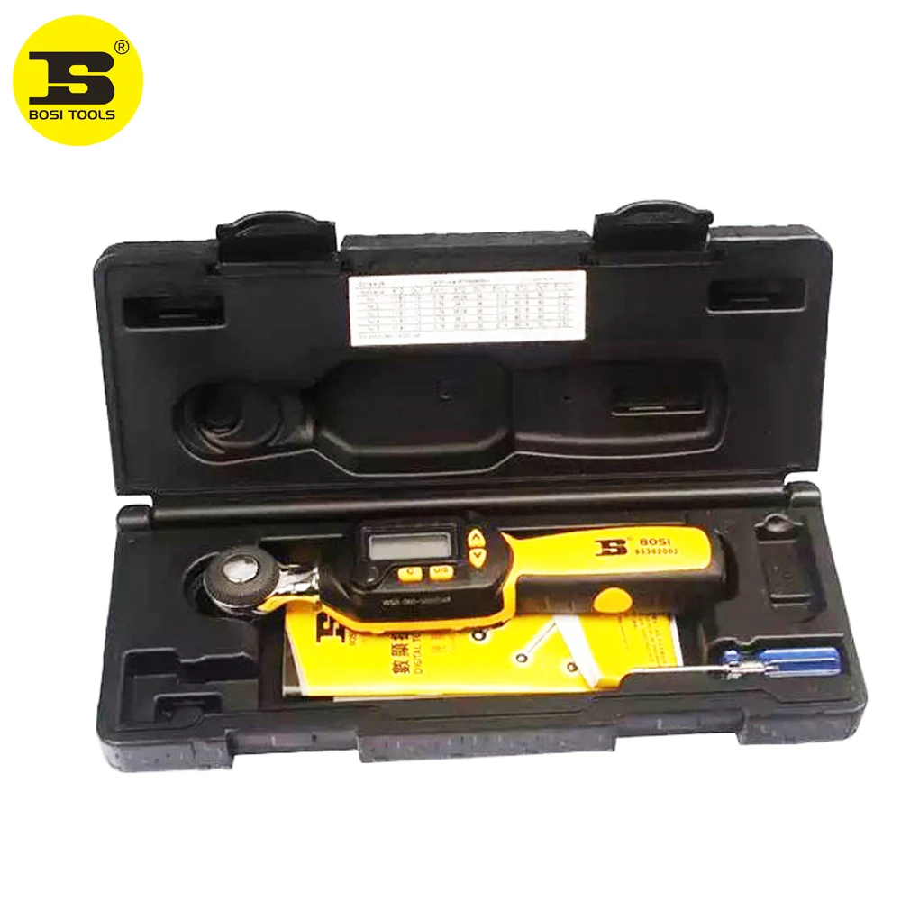 Боси Цифровой Динамометрический ключ дюймовый стандарт 3/8 &quot3-60N.m в чехол |