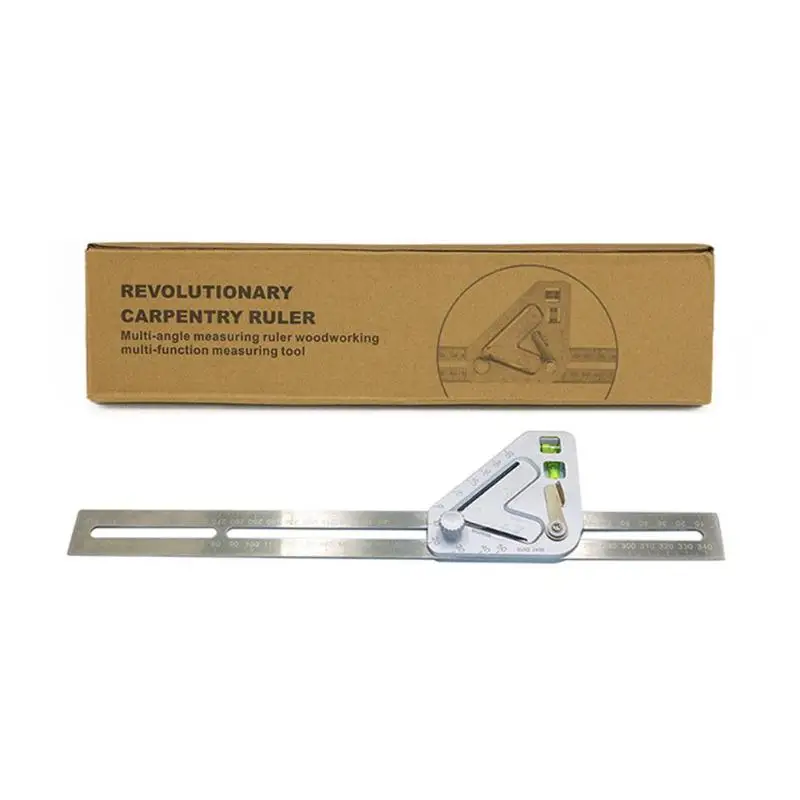 Транспортир уровня многофункциональный деревообрабатывающий треугольник