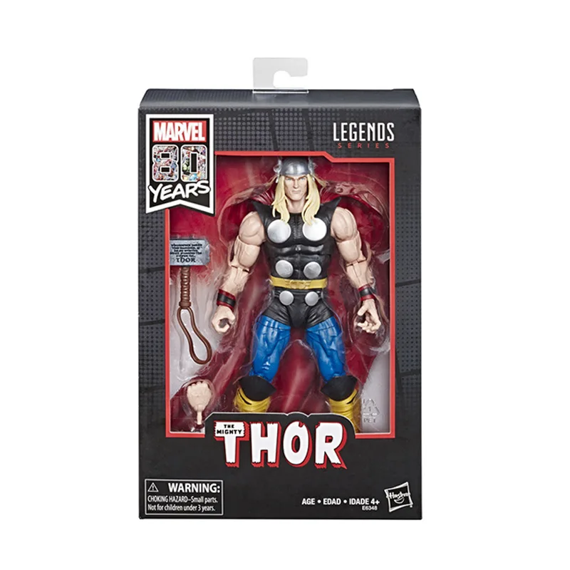 

Hasbro Marvel Comics 80Th Anniversary Legends Series 6"-Scale Vintage Comic-Inspired Thor Collectible Action Figure Model