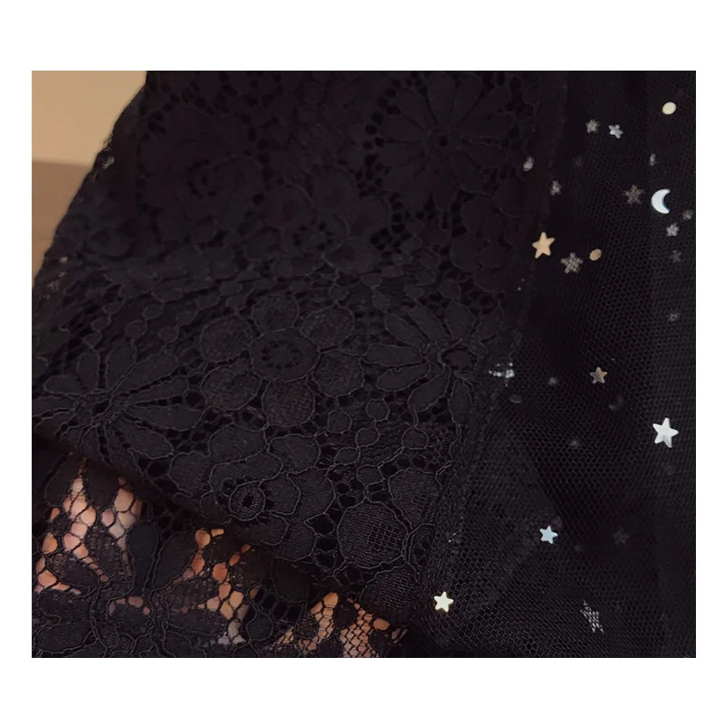 Женский блестящий комплект из 2 предметов белая футболка и юбка в Корейском стиле