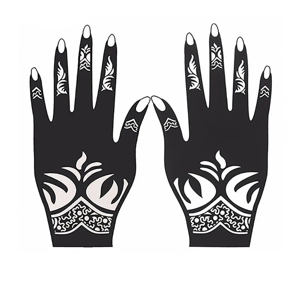 

2Pcs Cool Temporary Tattoos Sticker Flower Pattern Hand Art Decoration Tattoo Stickers Fashion Flash Fake Tattoos Stickers