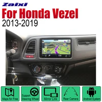 car radio stereo gps navigation for honda vezel hr v 20132019 accessories multimedia player audio system 2din head unit video