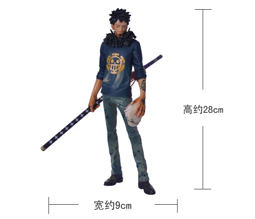 

28cm Trafalgar Law One Piece Action Figures Anime New brinquedos Collection Figures New with Retail box AnnO00586A