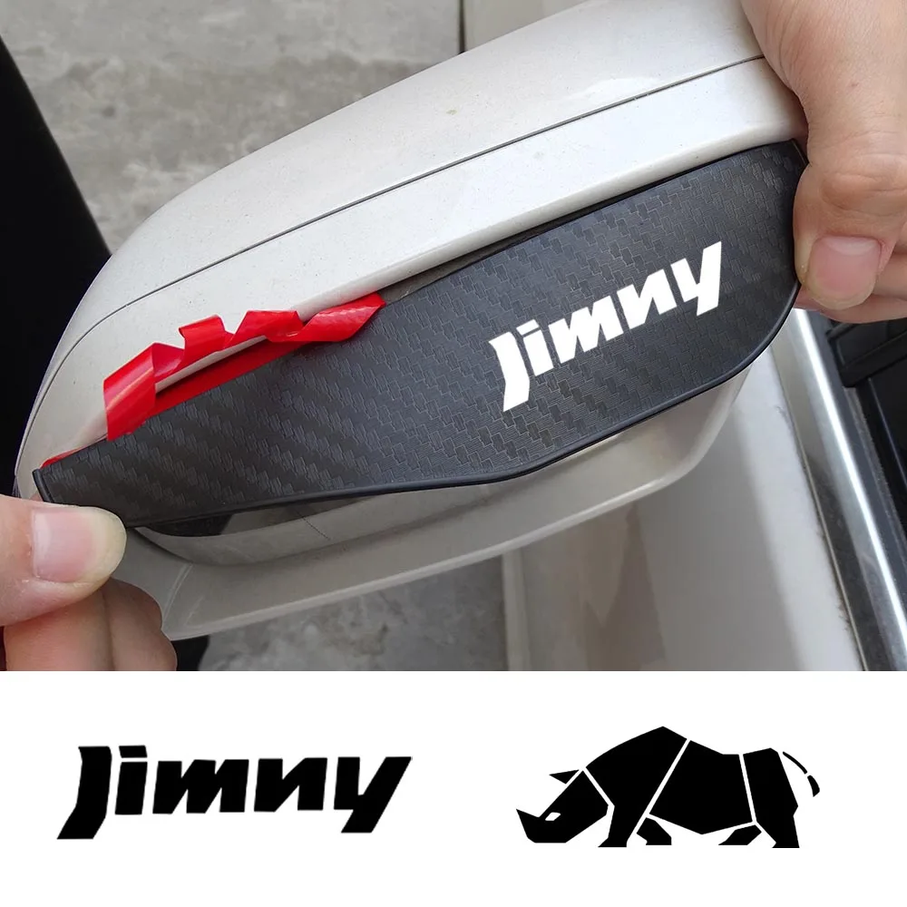 Автомобильные непромокаемые брови из углеродного волокна для Suzuki JIMNY JA11 JB31 JB33 JB43