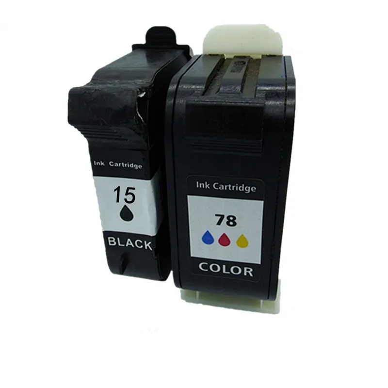 

Inkjet Ink Cartridges For 15 78 15XL 78XL HP15 HP78 HP15XL HP78XL 6578D Officejet K80 K80xi V40 V40xi V45 Fax 1220 Printer