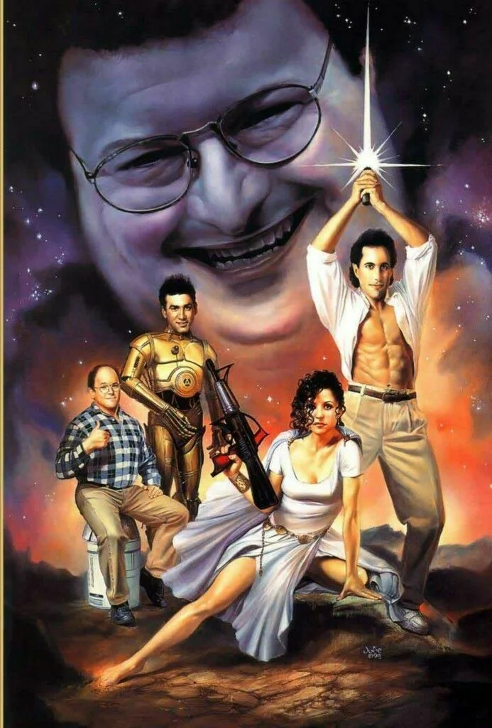 Seinfeld TV Elaine Kramer Джордж Джерри художественный принт Шелковый постер домашний