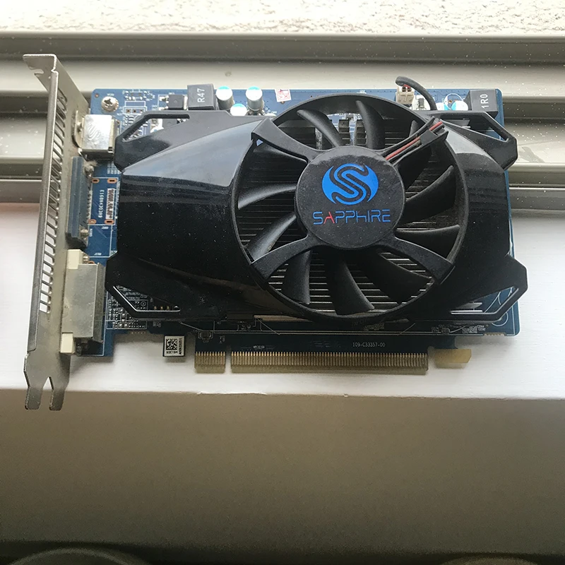 SAPPHIRE HD6570 1 ГБ для видеокарты AMD GPU Radeon HD 6570 GDDR5 128bit ПК Компьютерная игра видеокарт HDMI