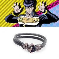 jojo bizarre adventure bracelet mens women japan battle anime accessories bangles cartoon jewelry cool wristband gift