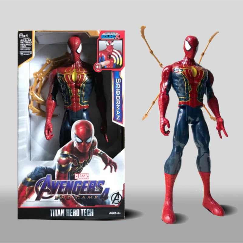 

Фигурка Marvel «мстители» 30 см, финальная игра, капитан справедливость, Звук светодиодный светильник кой, Супер детские игрушки, ПВХ экшн-фигур...