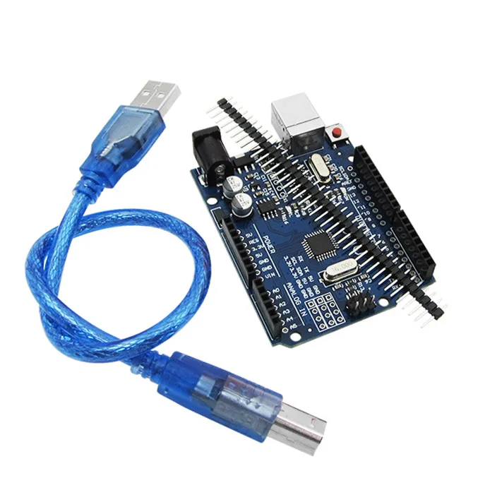 10 шт. один набор UNO R3(CH340G) MEGA328P для Arduino UNO R3 ATMEGA328P-AU макетная плата