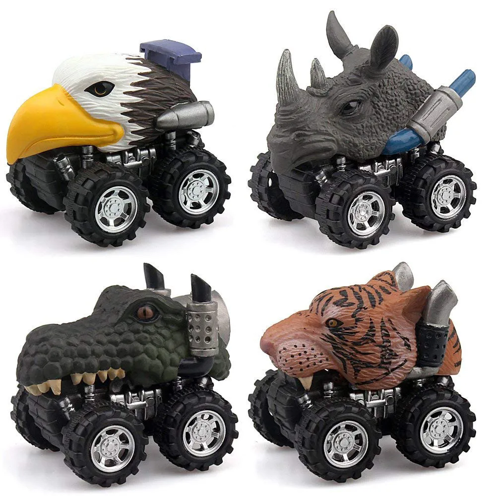 

Animal Children Toy Gift Dinosaur Eagle Model Mini Toy Car Gift Pull Back Car Toy Boy'S Birthday Present Fun Game Prizes