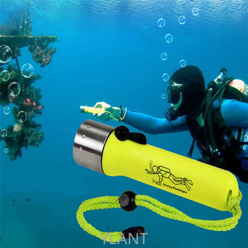 

YLANT Underwater Diving Flashlight 1200LM XM-L XPE LED Lamp Waterproof Ultra Bright Torch For Diving Hunting Fishing Camping etc