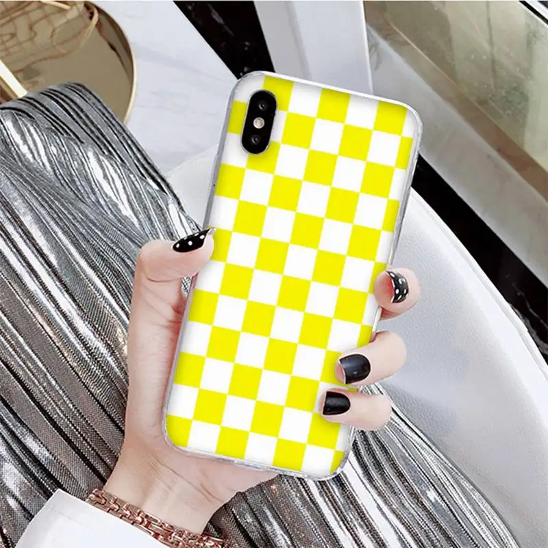 

Checkerboard Plaid Checked Checkered Phone Case For iPhone X XS MAX 6 6s 7 7plus 8 8Plus 5 5S se 2020 XR 12 11 pro max case