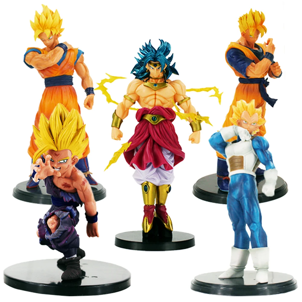 Dragon Ball Z Goku фигурка из ПВХ Коллекционная модель игрушки Аниме Супер Saiyan сон Гохан Zamasu фигурка броли игрушки для детей