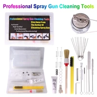 wenxing 24pcs airbrush spray guns nozzle cleaning repair tool kit needle brush set spray guns clean accessories