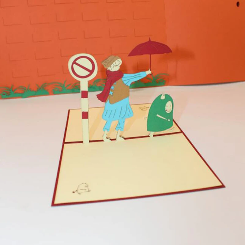 3D креативные открытки День Святого Валентина любовник с днем рождения