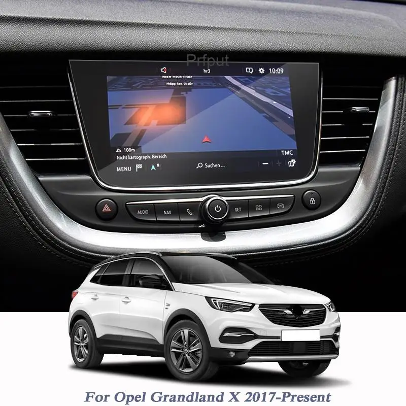 Наклейка для Opel Grandland X 2017 2018 2019 2020, 8-дюймовый GPS-навигатор с ЖК-экраном