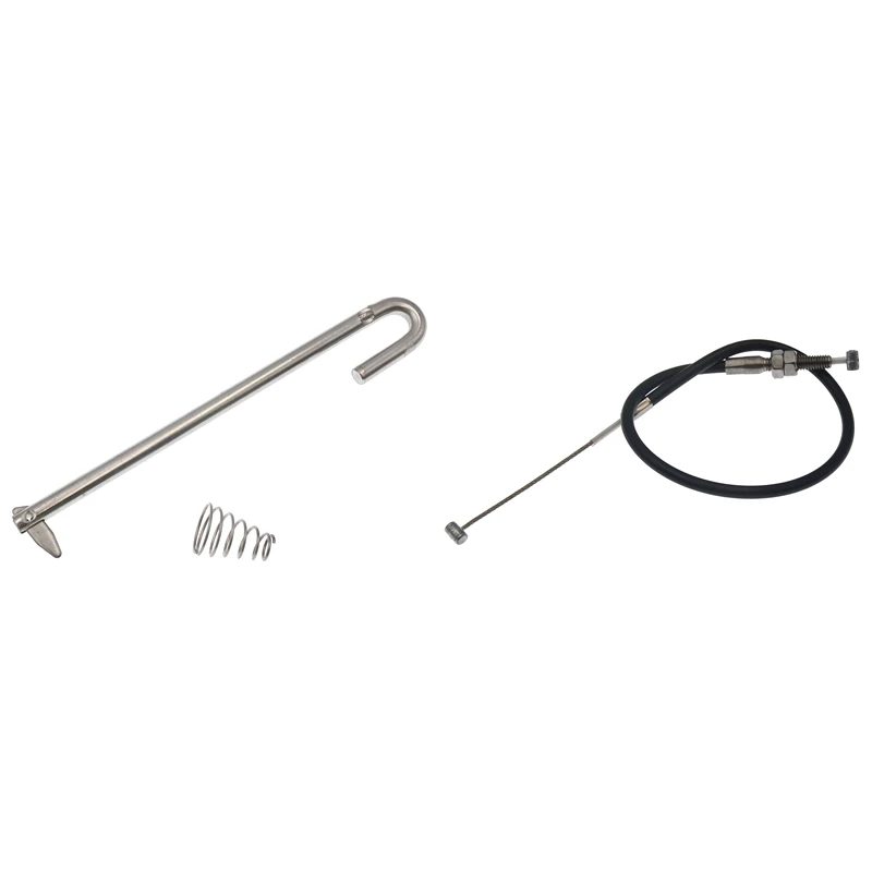 

New Stainless Steel Tilt Rod Assy with New Boat Outboard Throttle Cable for Yamaha 2-Stroke 9.9 15 18HP Marine Yacht