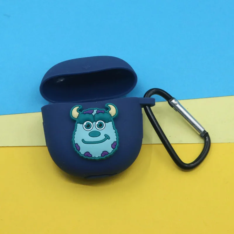 Cartoon Silicone Protective Case Full Earphone Cover Shell with Hook for ViVO TWS Neo Wireless Bluetooth Headset | Электроника