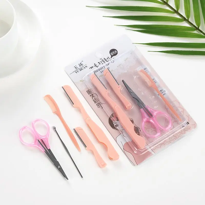 5 шт. набор инструментов для профессионального ухода за бровями | Красота и